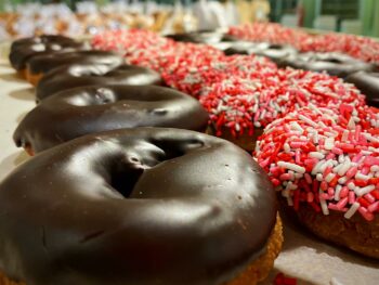Chocolate Covered Apple Cider Donut