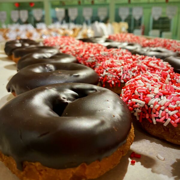 Chocolate Covered Apple Cider Donut