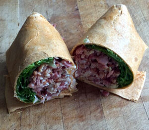 Bacon Lettuce Tomato Wrap