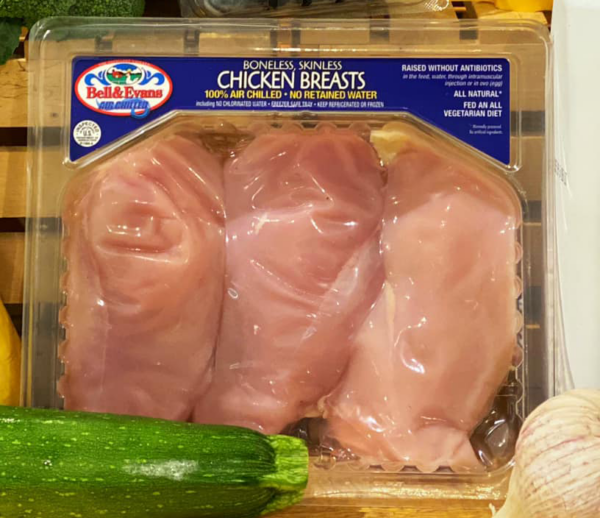 Bell and Evans Chicken Cutlets - 3 pieces