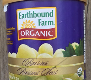 Raisins Jumbo Thompson Seedless, Organic