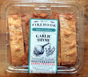 Firehook, Garlic Thyme Crackers