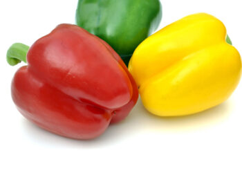 Organic Red and Yellow Peppers