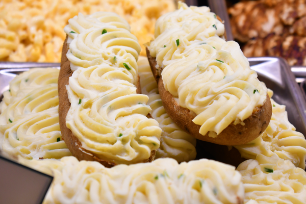 Sour Cream and Chive Twice Baked Potato