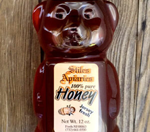 Stiles Apiaries: Jersey Fresh Pure Honey Bear 12oz