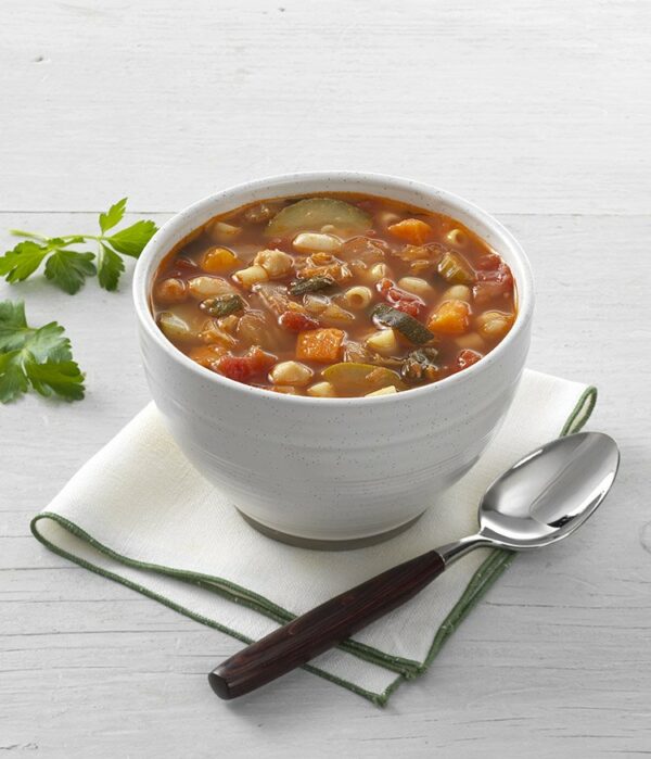 Minestrone with Parmesean
