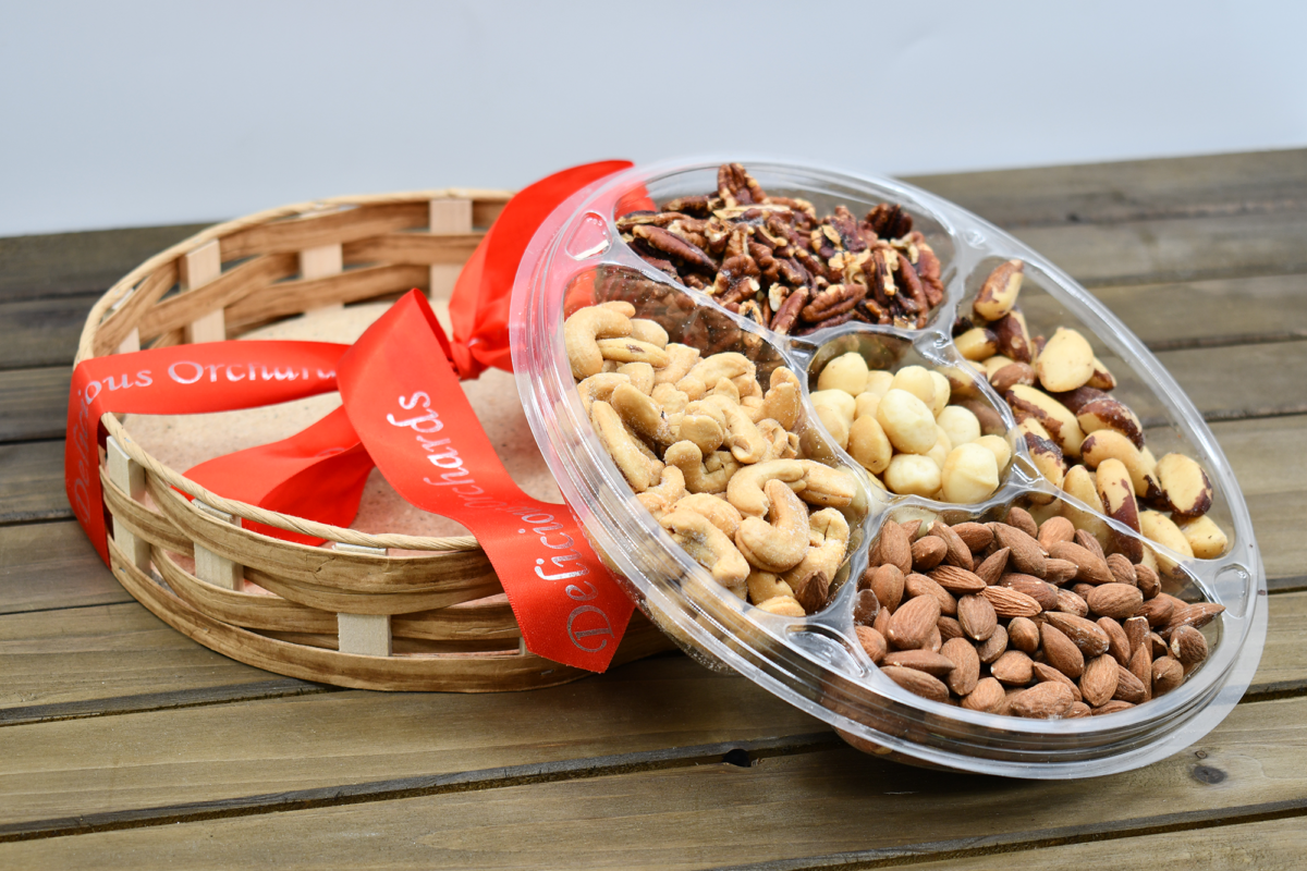 Gourmet Mixed Nut Gift Basket - Image 2