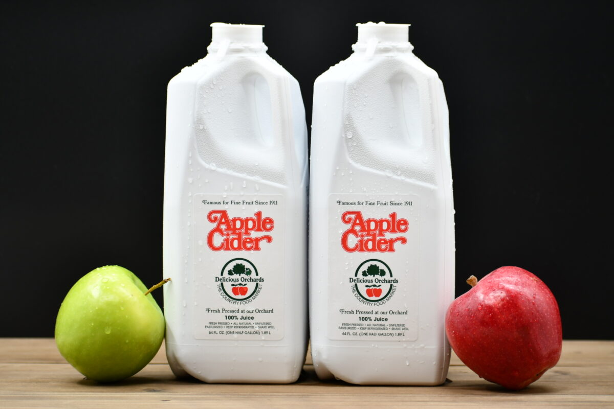 Fresh Pressed Apple Cider(Two Half Gallons)