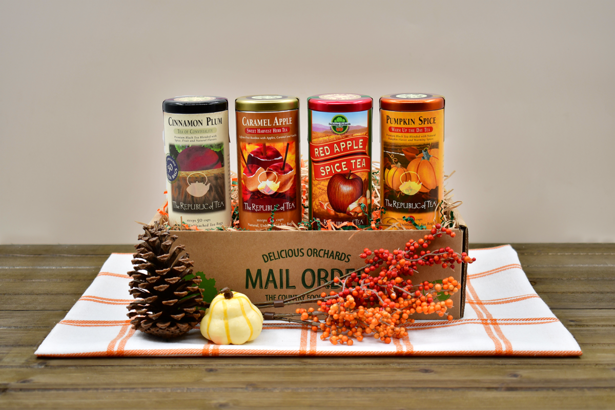 Fall Tea Bundle Autumn Tea Gift Box – Delicious Orchards