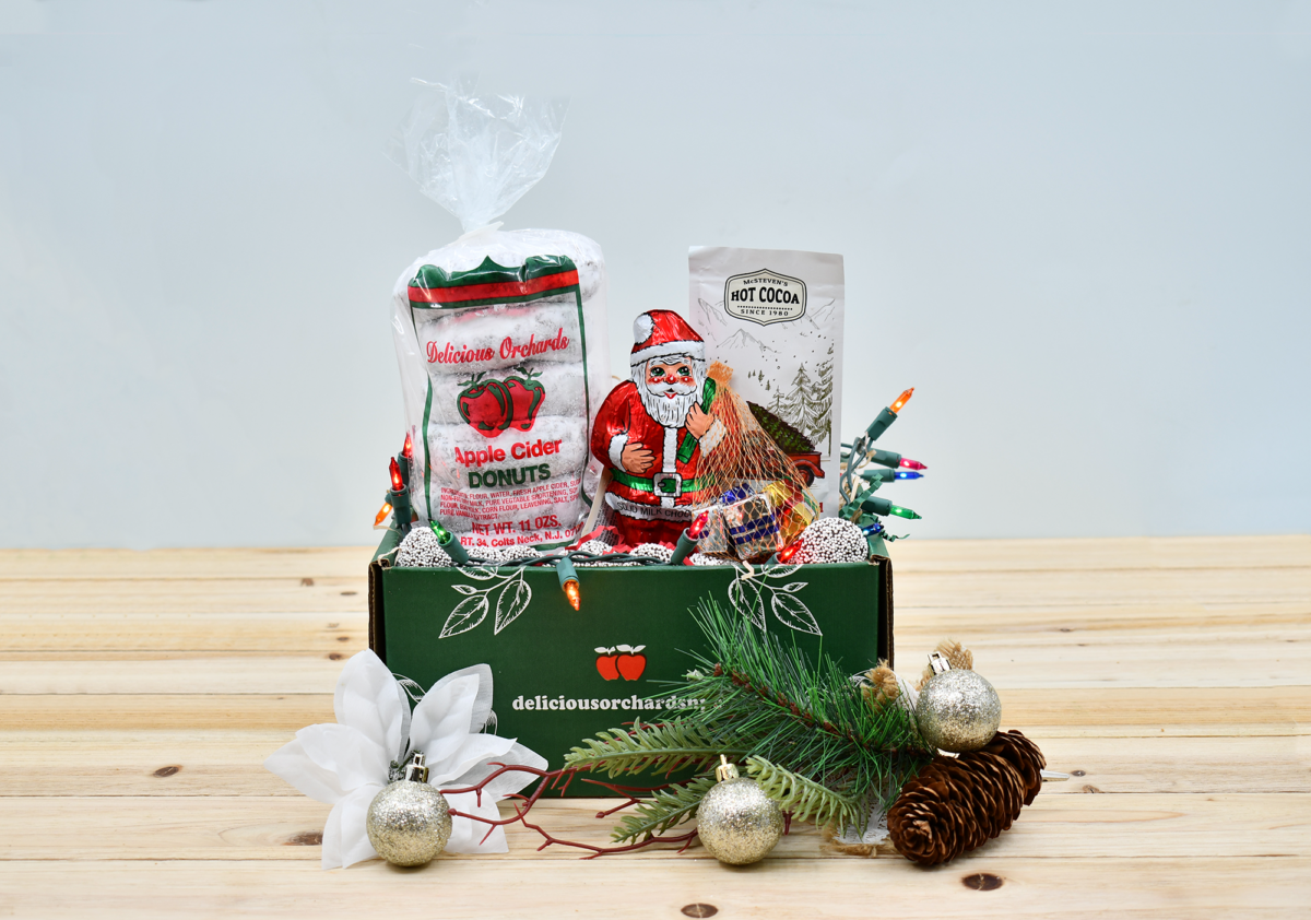 Christmas Gift Box (Powdered Donuts)
