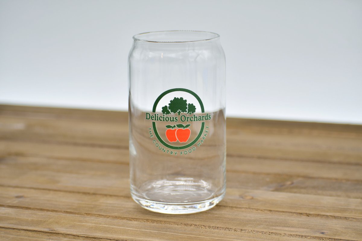 Delicious Orchards Glass Can