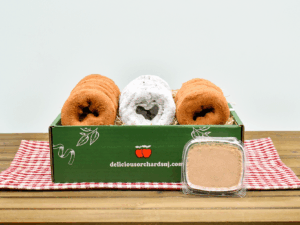 12 Plain & 6 Powdered Donuts w/ Cinnamon Kit