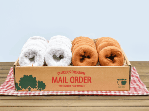 12 Plain & 12 Powdered Apple Cider Donuts