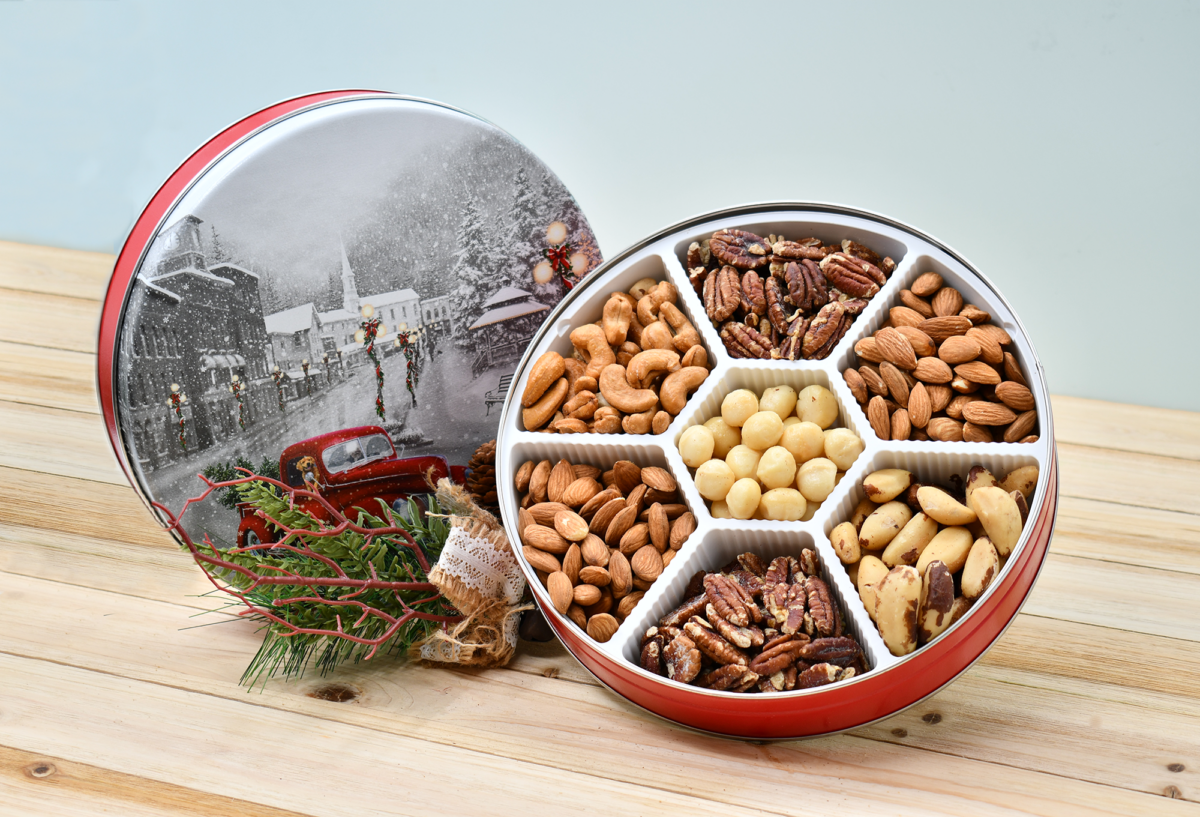 Gourmet Mixed Nut Holiday Tin