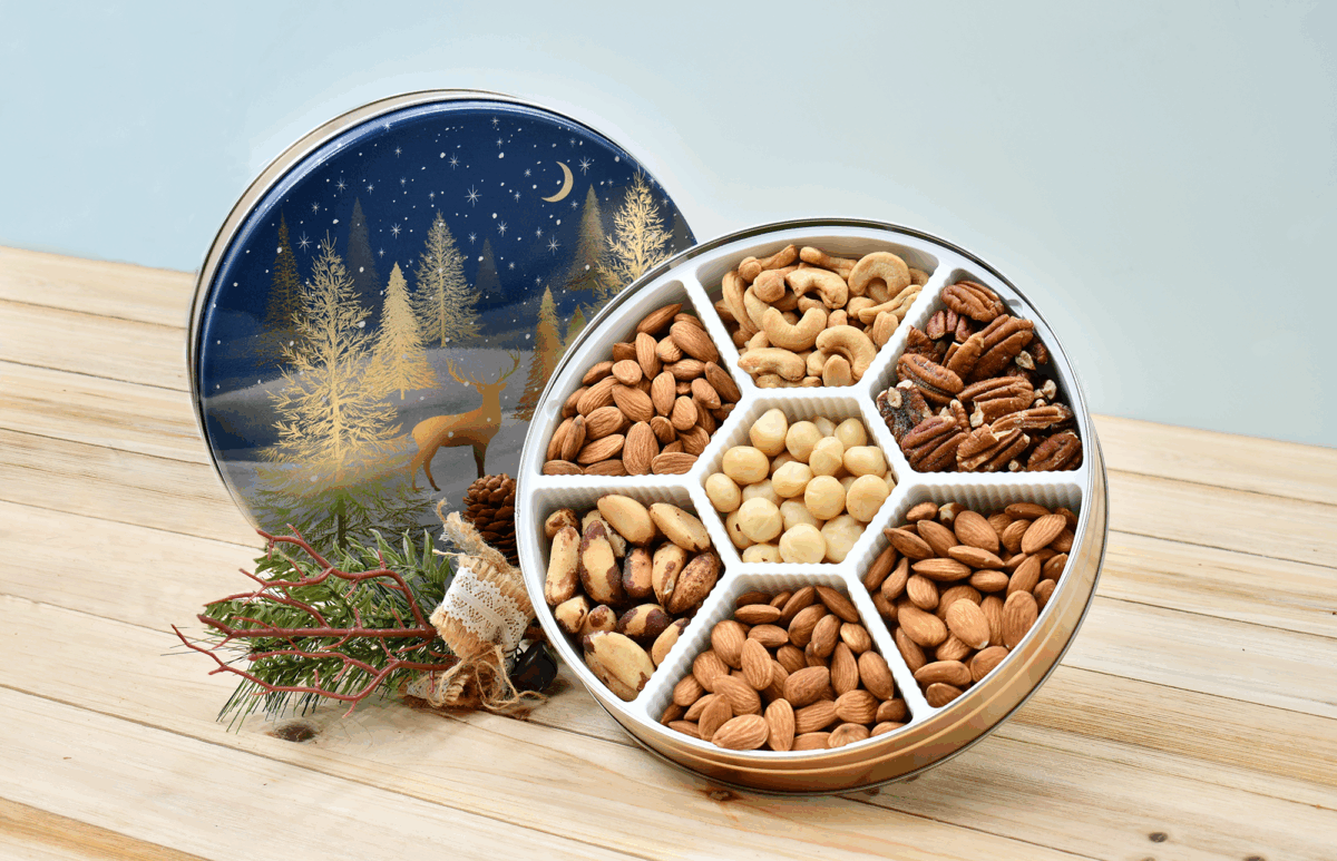 Gourmet Mixed Nut Holiday Tin