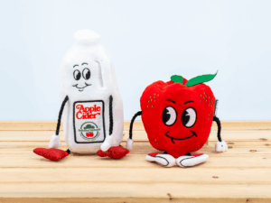 D.O. Cider Carton & Apple Dog Toys